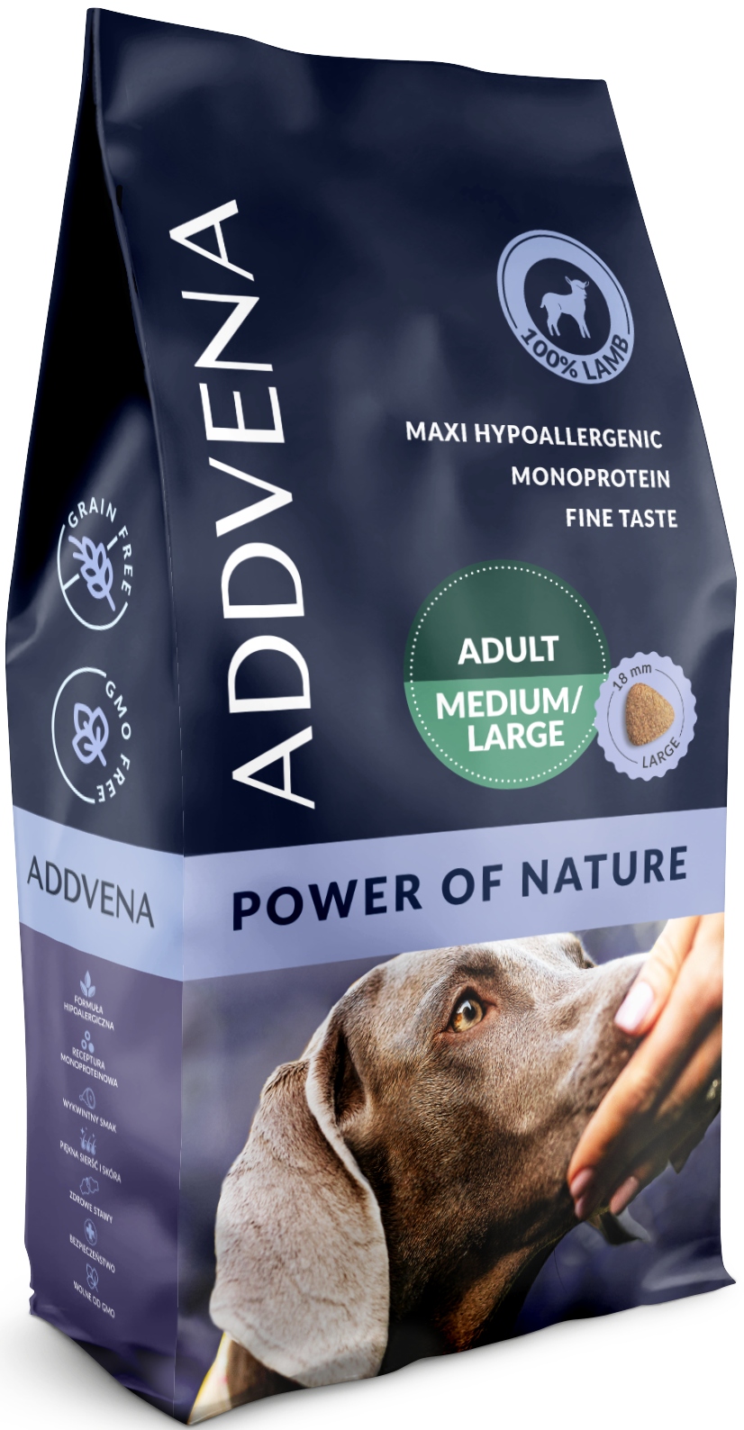 Addvena Dog Power of Nature Adult M/L 10kg