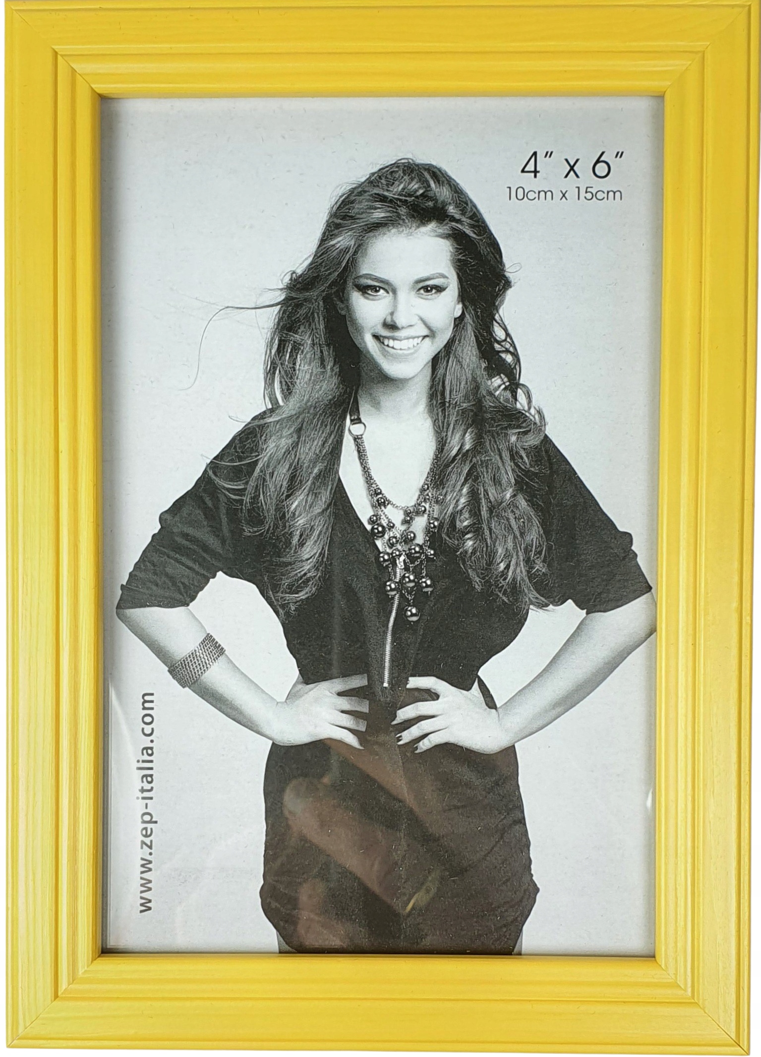 

Ramka na zdjęcie 20x30 żółta 13 x 18 drewniana