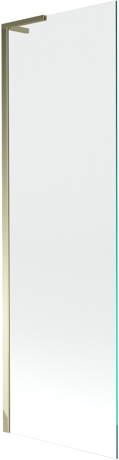 Mexen Next L jednokřídlový panel na vanu 60 x 150 cm, průhledný, zlatý 89