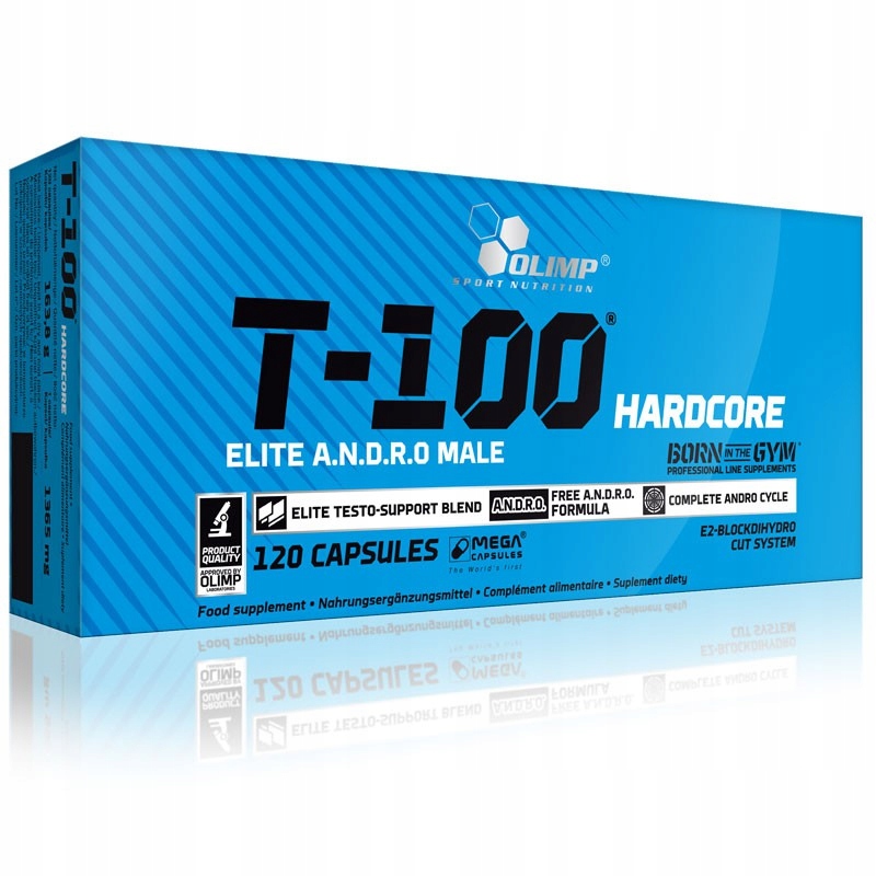 Olimp T-100 Hardcore 120 kapslí Booster Testosteronu Wigor