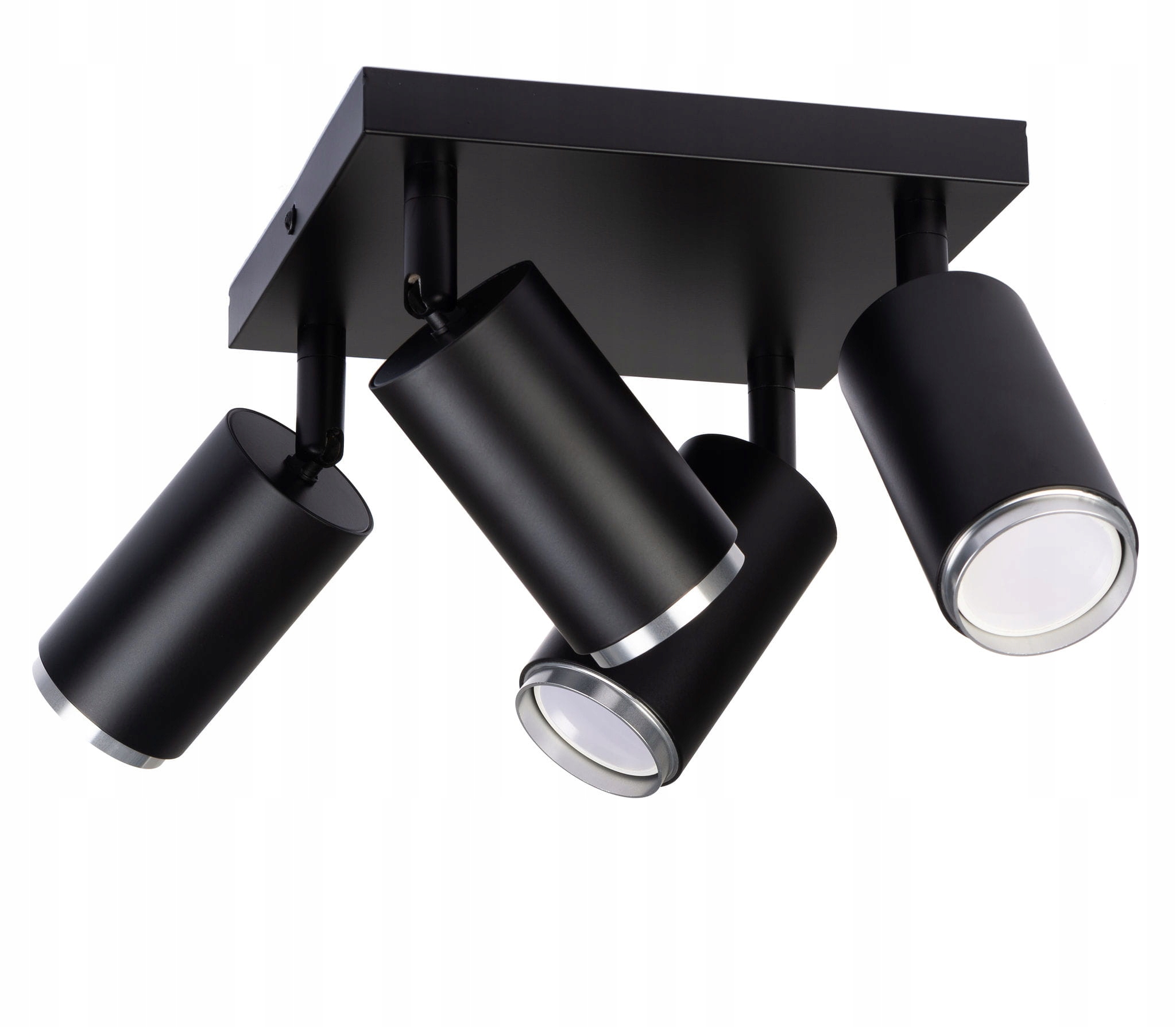 

Lampa sufitowa plafon 4 Tuby czarna Sr