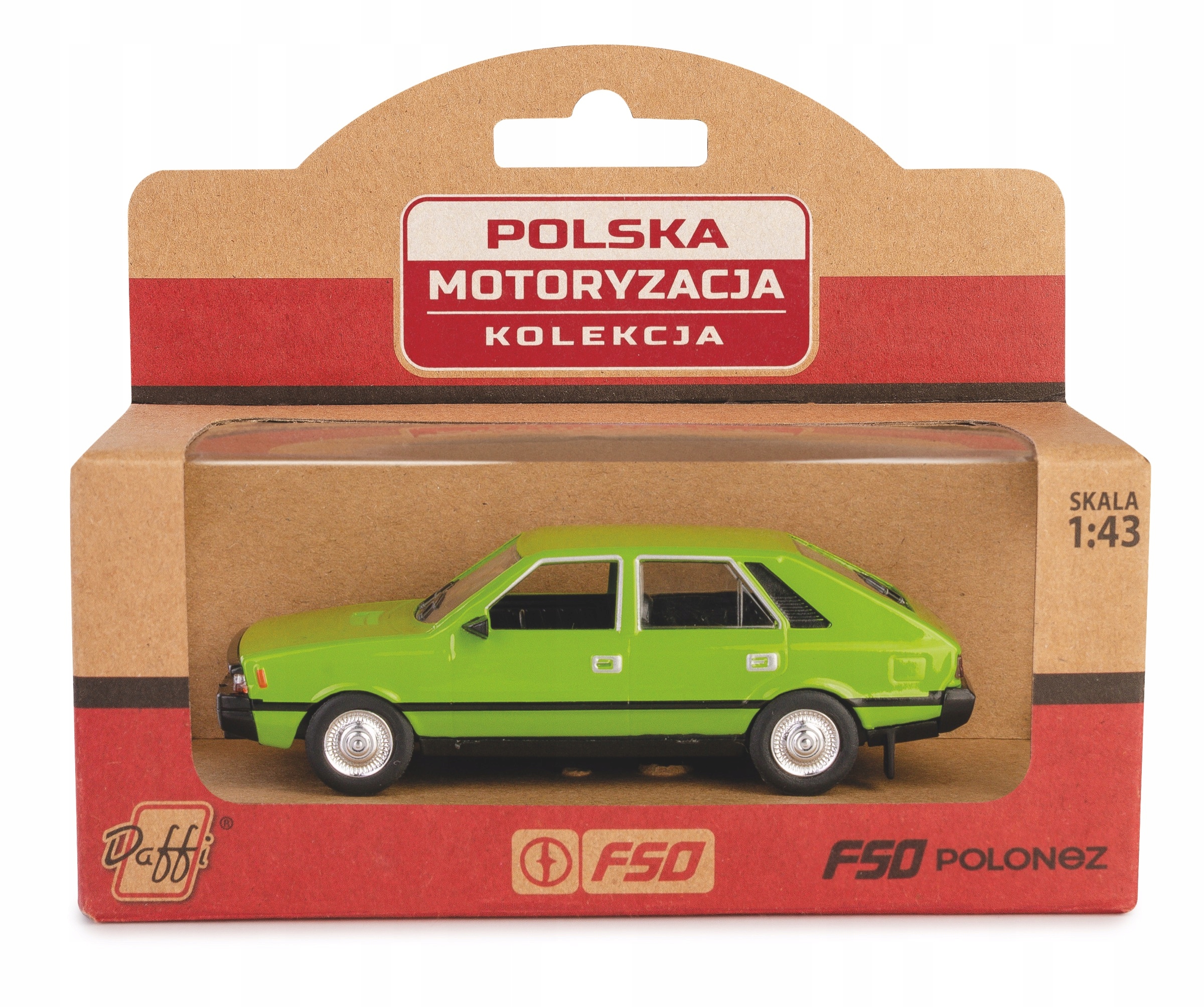 FSO POLONEZ KOLEKCJA PRL MODEL POJAZDU 1:43 ZIELONY SAMOCHÓD AUTO DAFFI Rodzaj pojazdu samochód osobowy