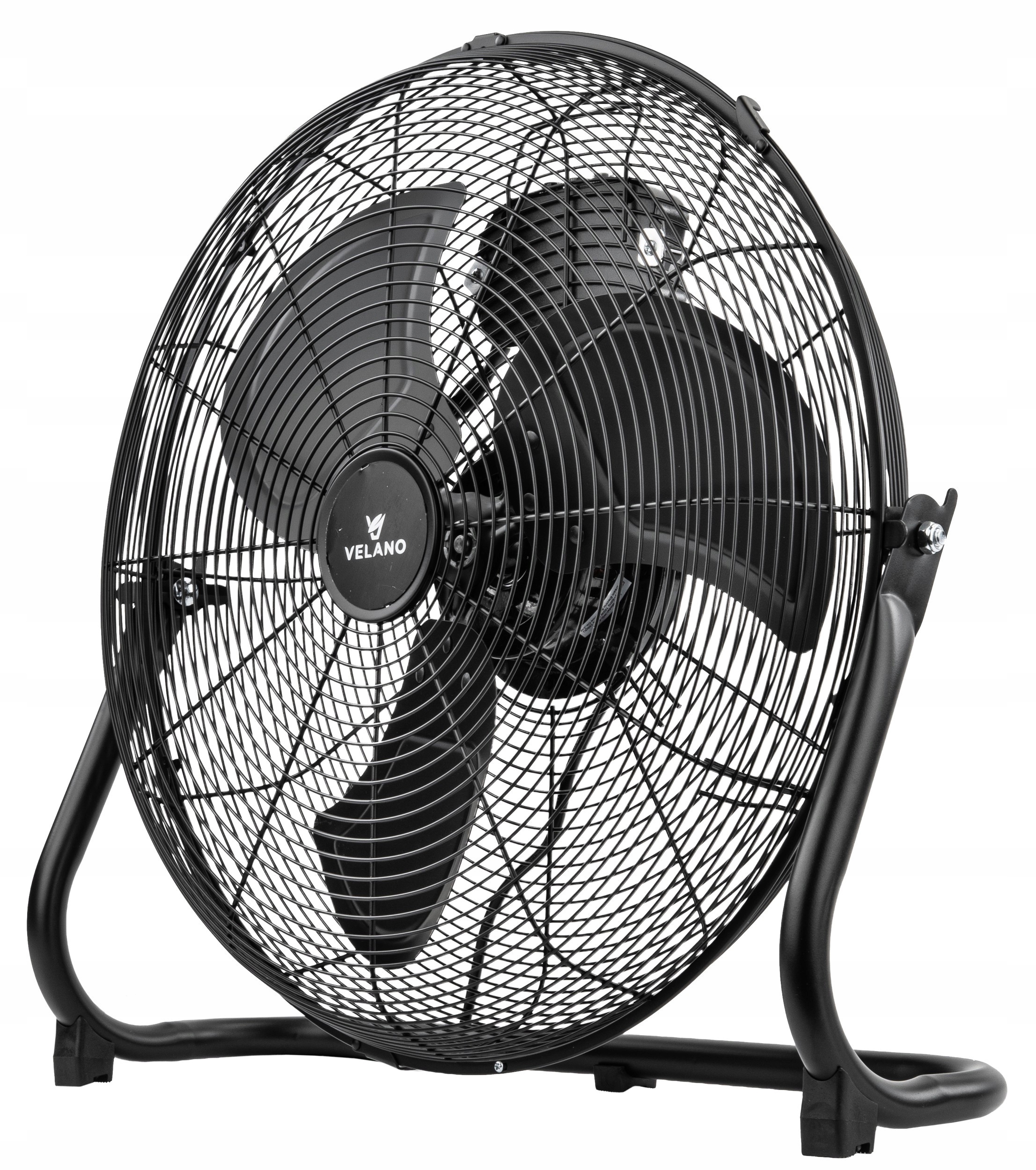 Průmyslový Podlahový Ventilátor, Výkonný Kancelářský Ventilátor 50 CM, Přenosný, 125 W