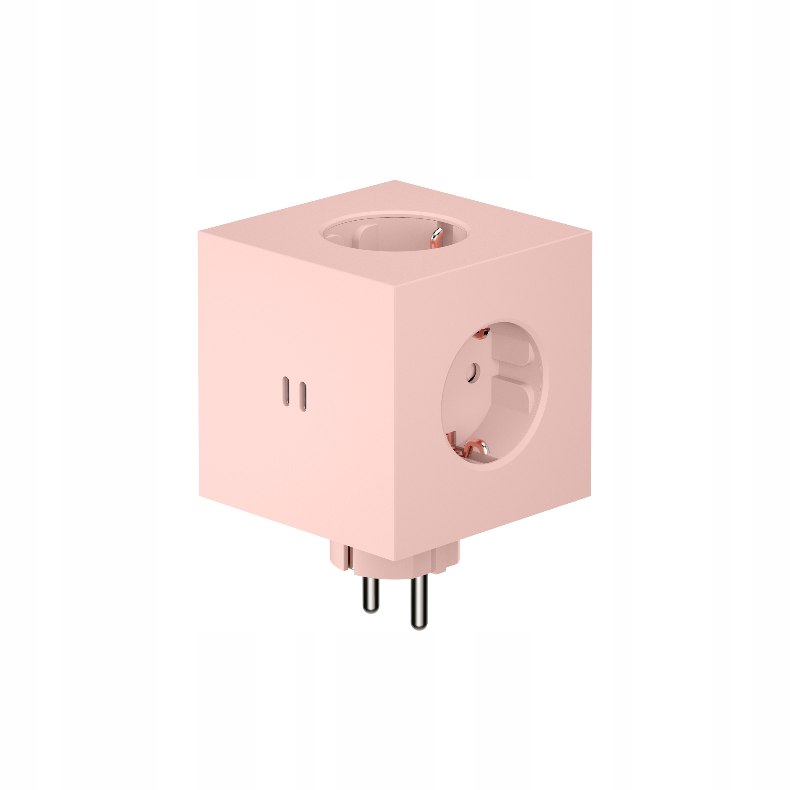 Avolt Square 2 Rozbočovač Zásuvková Lišta Růžová