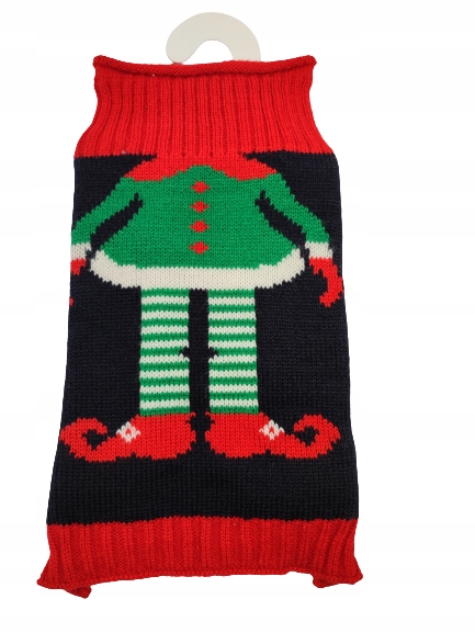 

Ubranko dla psa sweterek świąteczny elf 25cm
