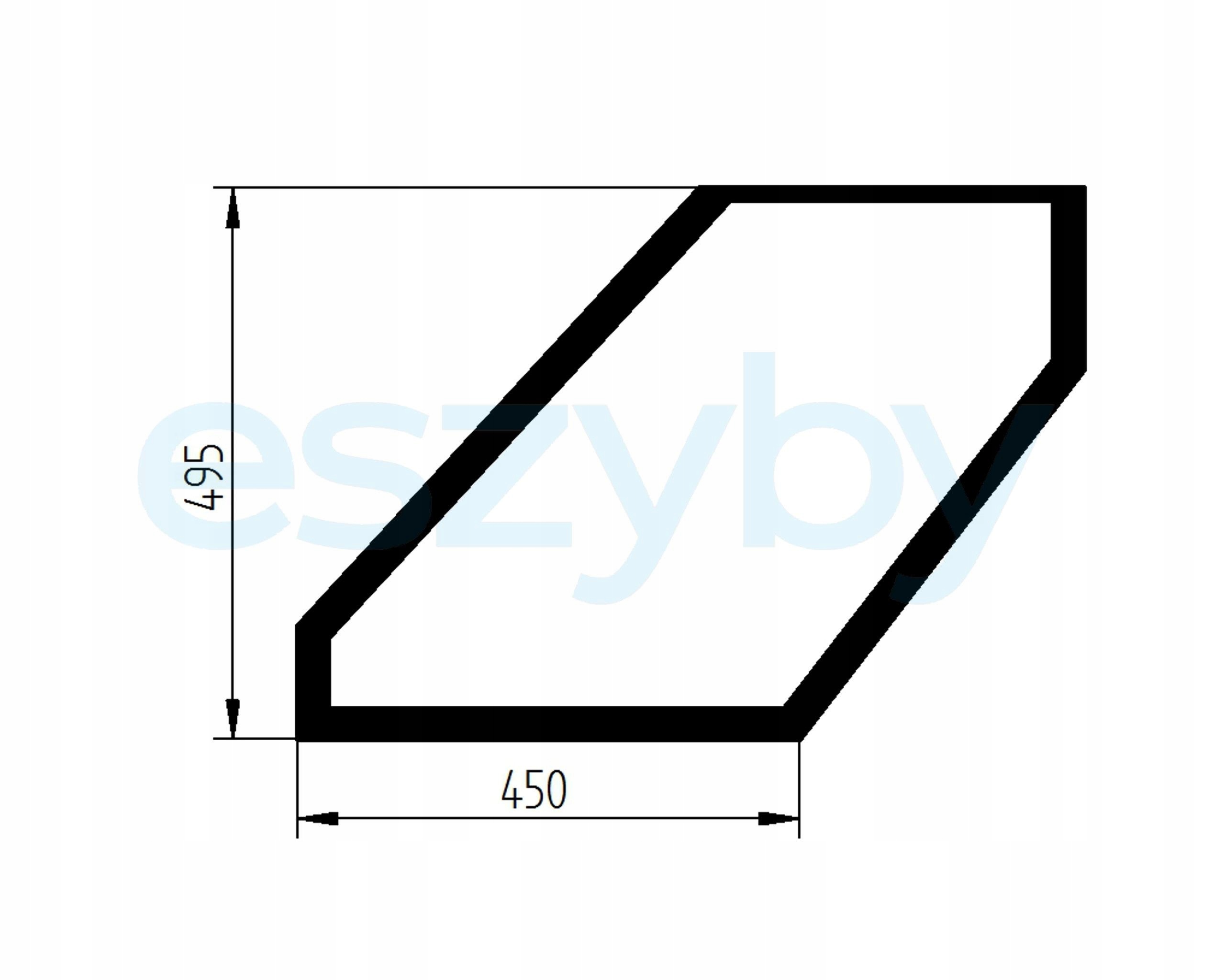 sklo nabíječka Cat 902, 906, 908 dveře spodní levé
