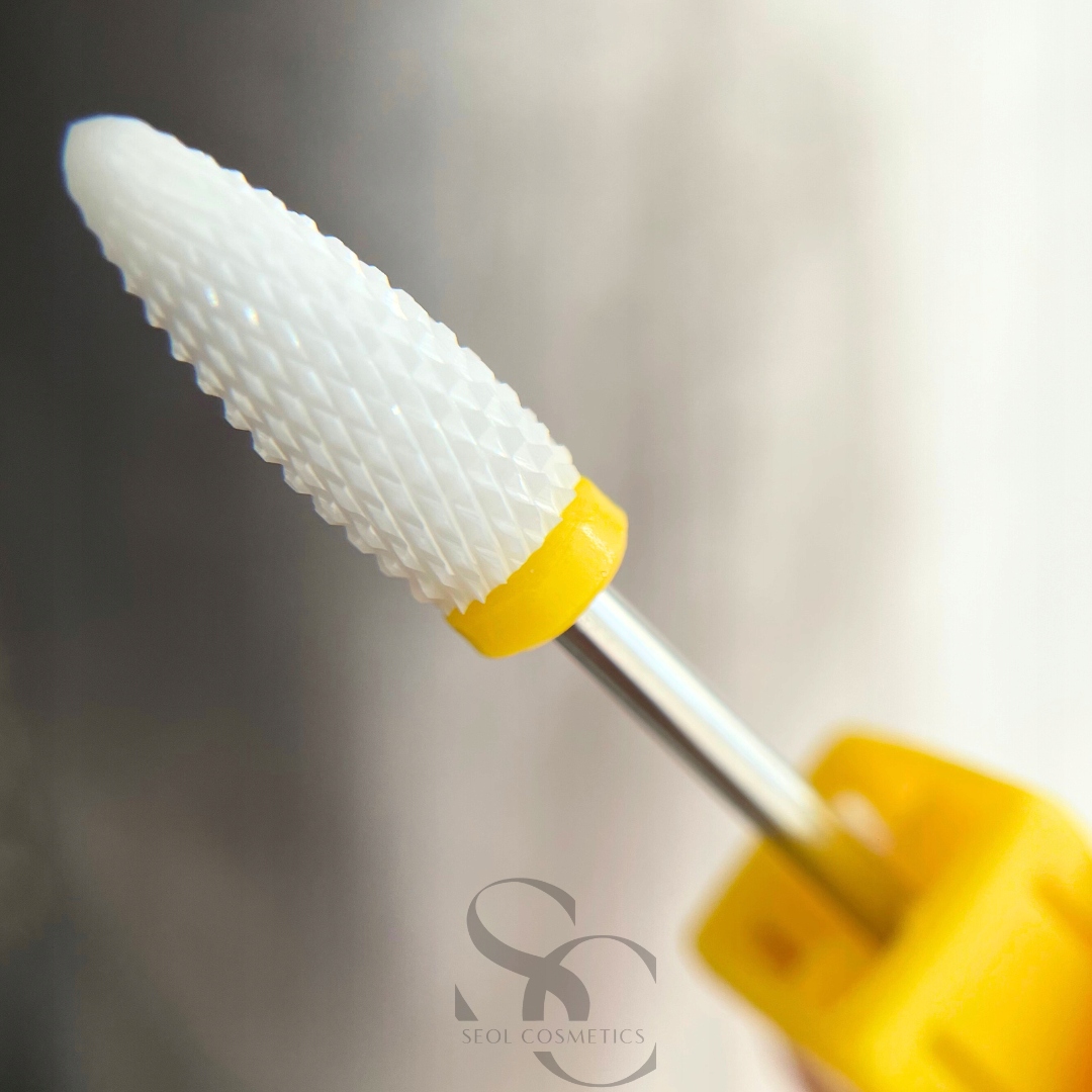 FREZ CERAMICZNY ZÓŁTY tirch cylinder XF 3/32 stożek Stan opakowania oryginalne