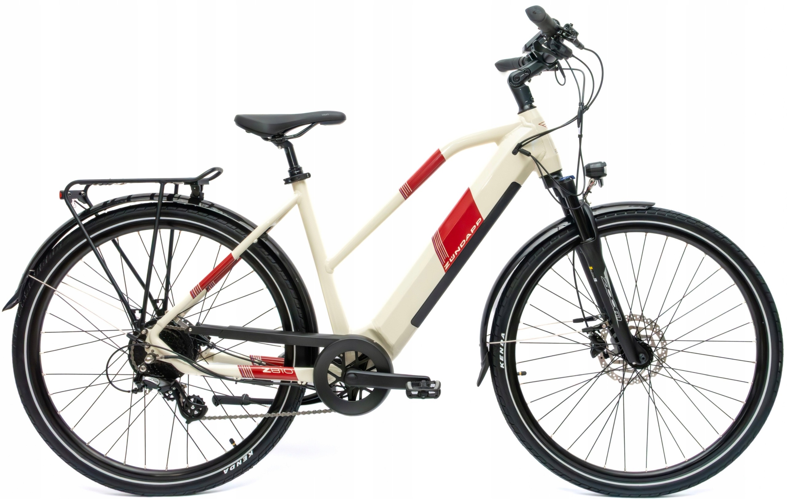 Rower Elektryczny Damski Trekkingowy 28" Shimano 250 W LCD Aplikacja