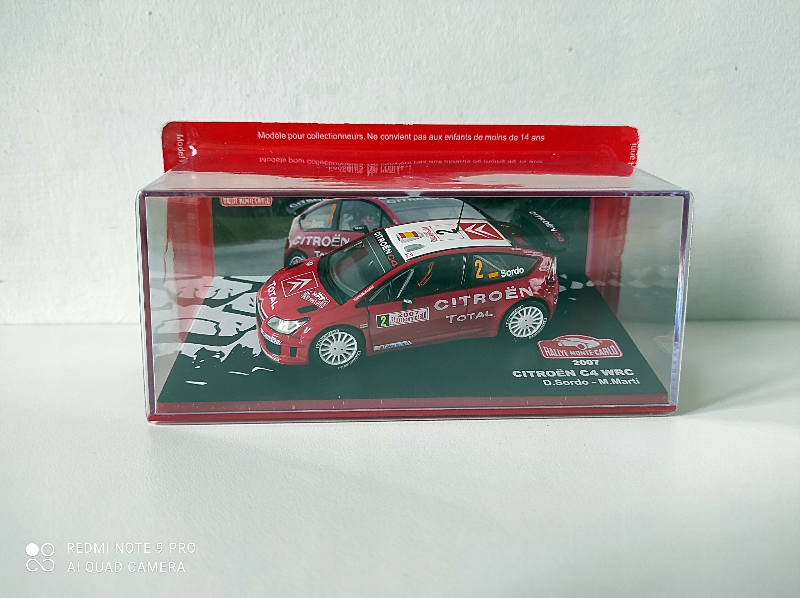 Citroen C4 Wrc 07r Rally Monte Carlo 2007 D.Sordo M.Marti 1:43