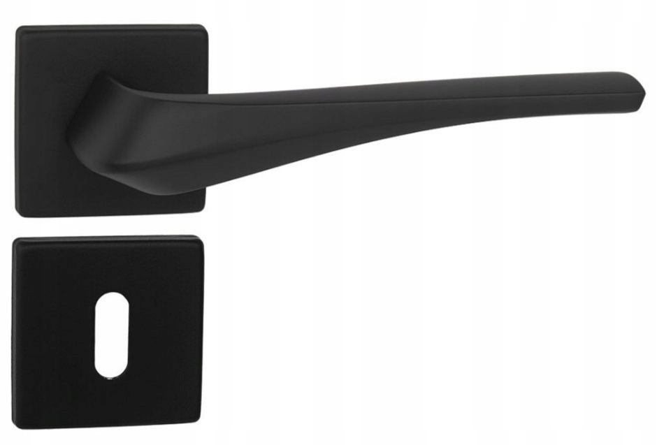 italská klika Class Qr Sl černá velvet rozety Wk