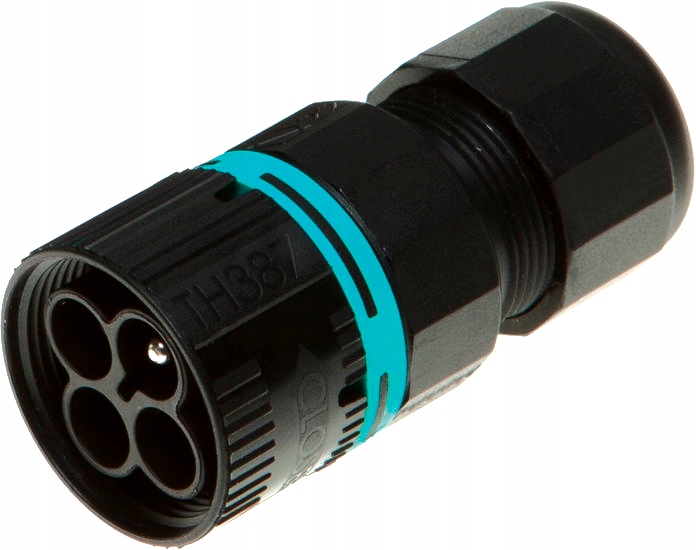 Złącze wtyczka hermetyczne złączka kablowa 4 tory Kod producenta THB.387.A4A