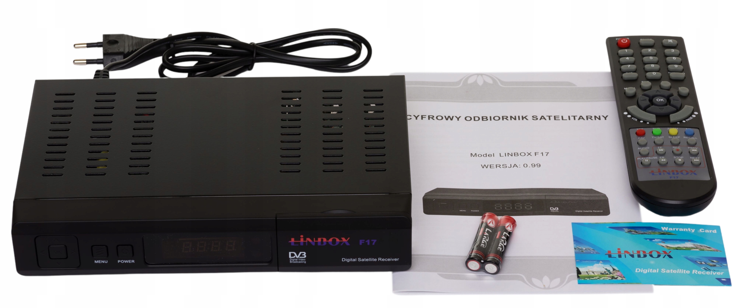 TUNER LINBOX F17 Dysk nie