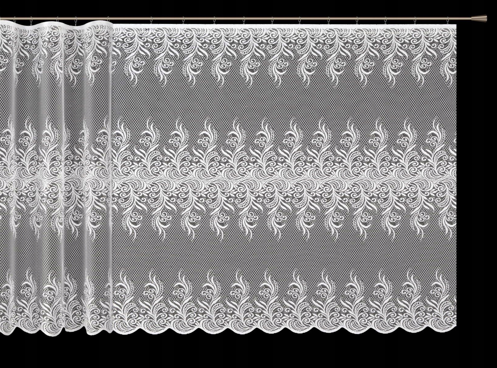 Mg Záclona žakár 4562 Bílá 350x160 cm Hotová Obšitá M