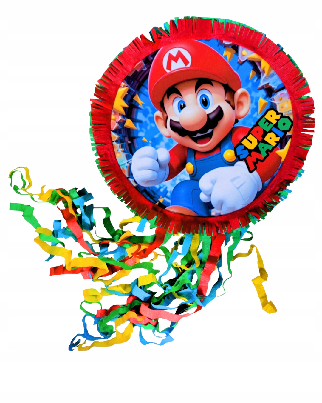 MOCNA PINIATA SUPER MARIO BROS + KIJ + PERSONALIZACJA GRATIS LUIGI