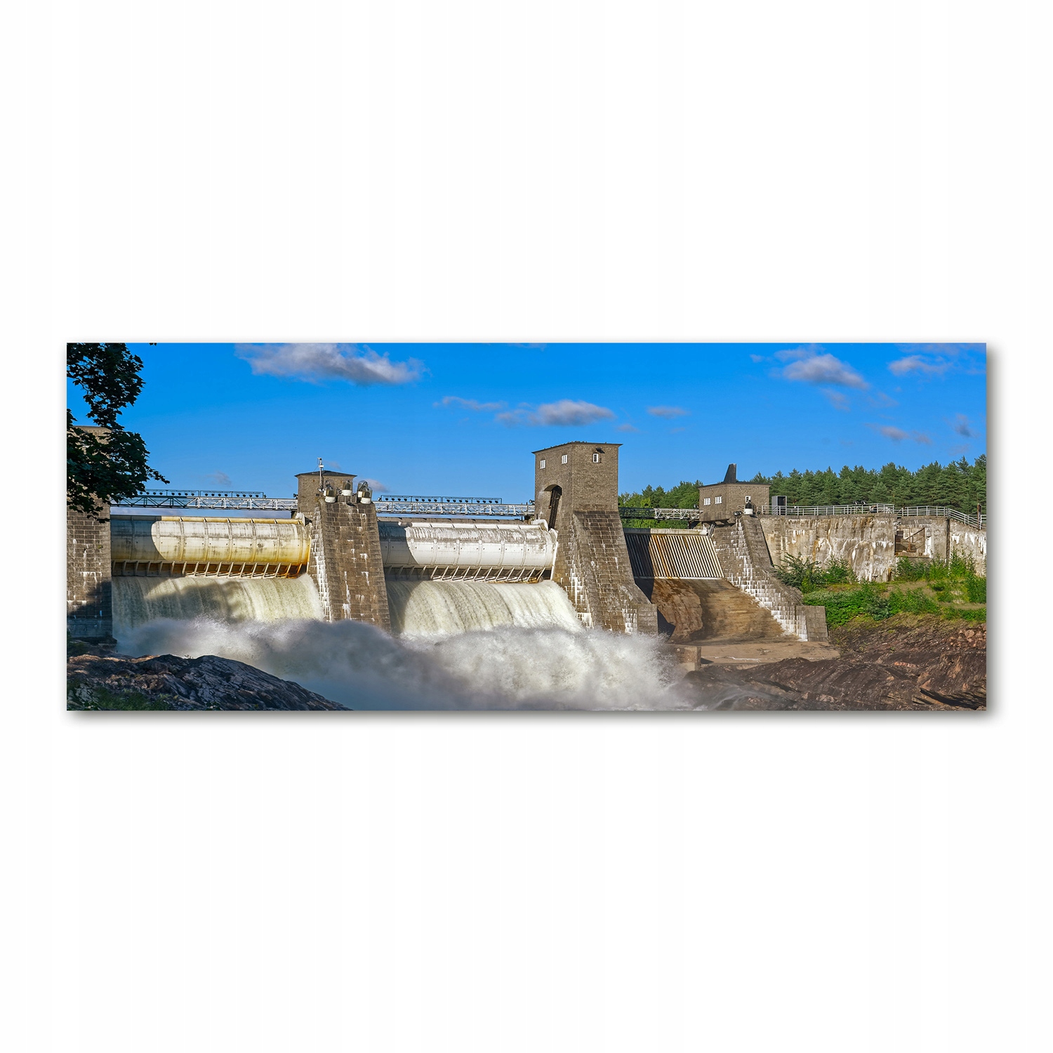 

Foto obraz akryl zdjęcie Zapora wodna 125x50 cm