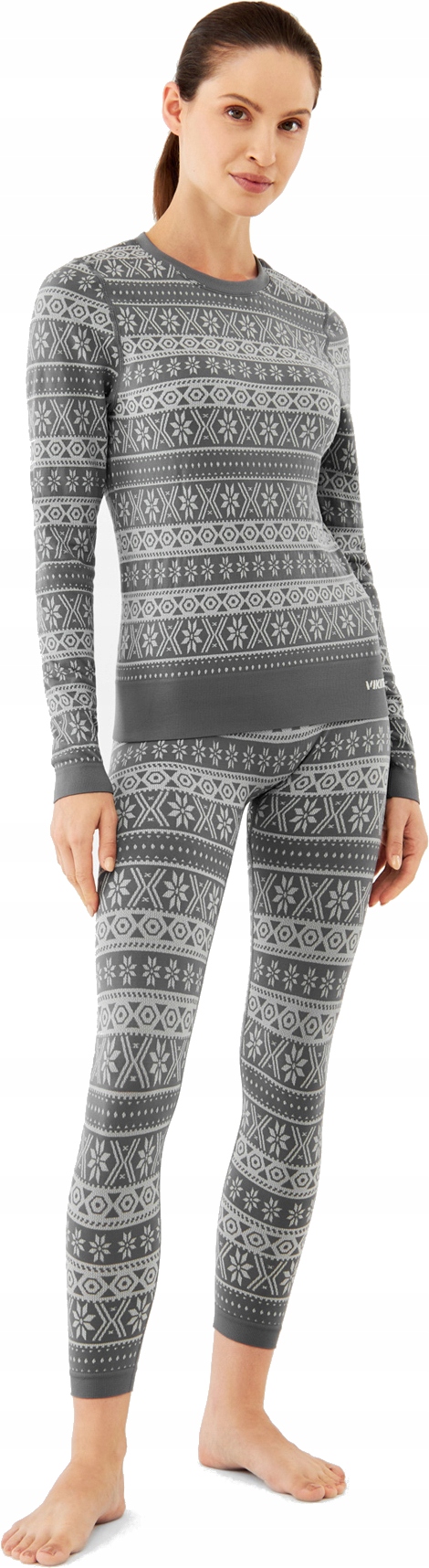 Dámské Termoaktivní Prádlo Viking Hera Lady Set vel. M Šedé Warm