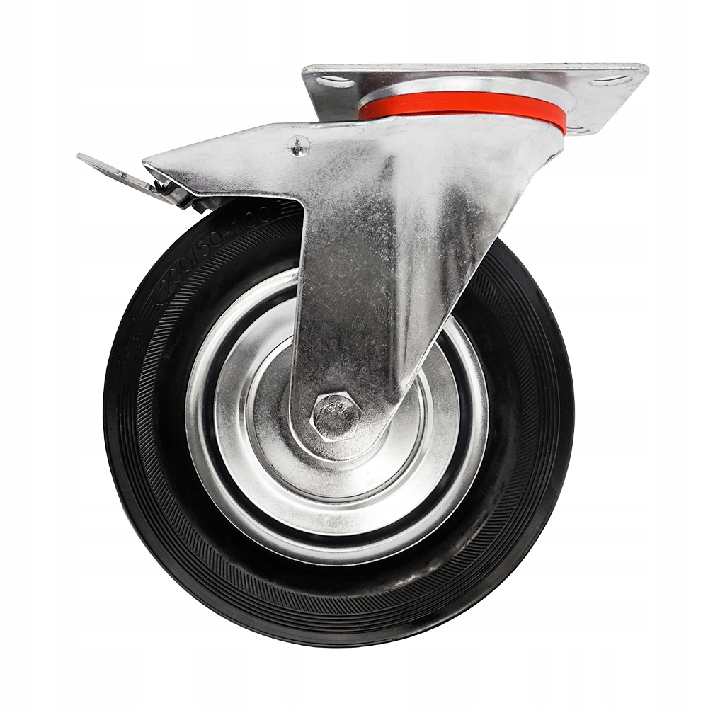 KOŁO OBROTOWE KÓŁKO KOŁA Z HAMULCEM 75MM 50KG