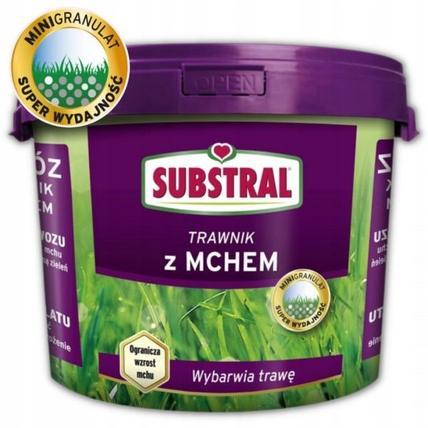 Nawóz do trawnika z mchem Substral 10 kg ANTYMECH