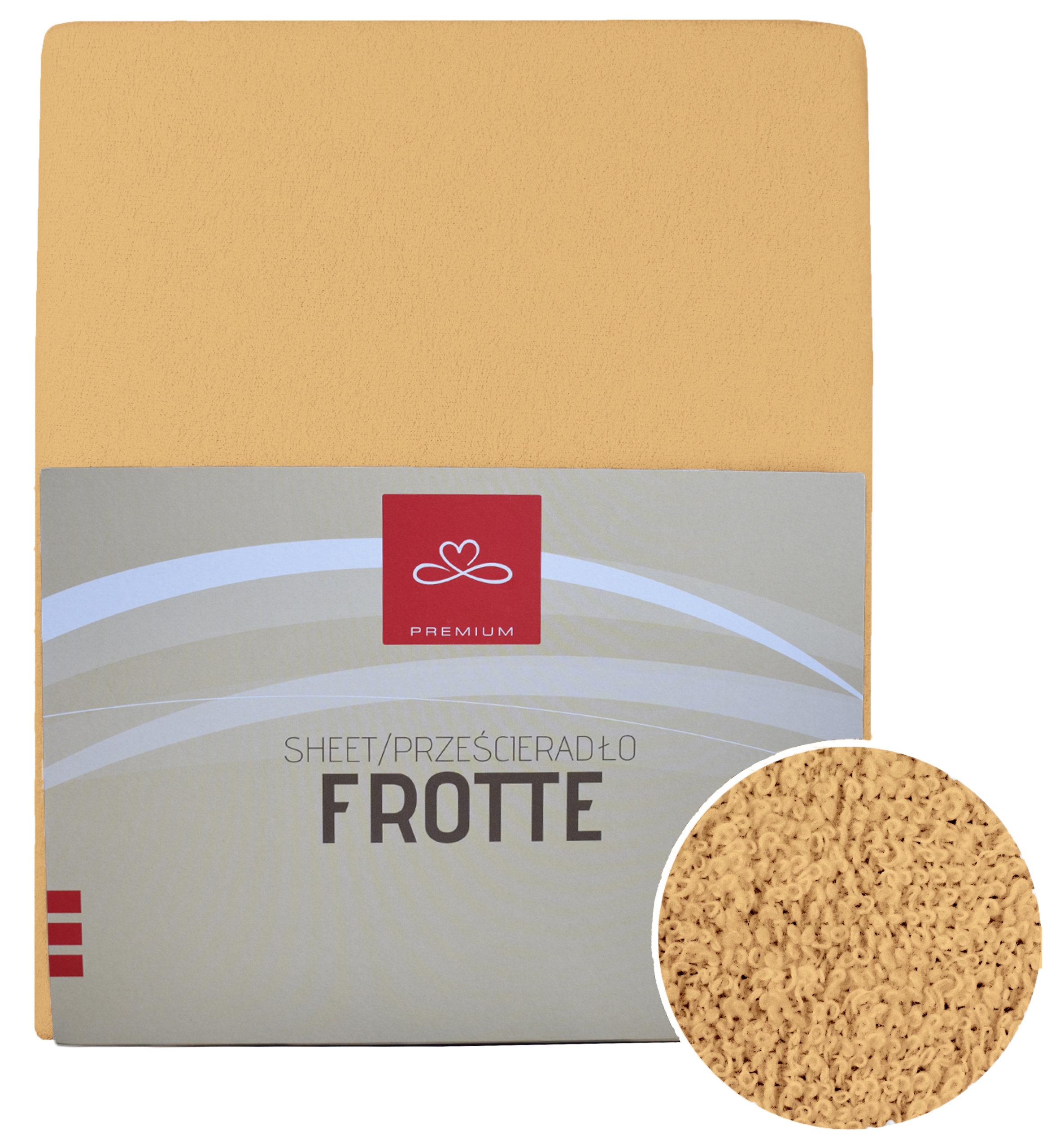 

Frotte Prześcieradło 160X200 Z Gumką beż