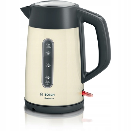 Bosch Czajnik TWK4P437 Elektryczny 2400 W 1,7 L Stal szlachetna