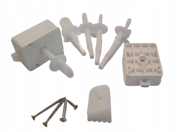 ZAMEK do schodów strychowych OMAN + Smoczek 4 szt