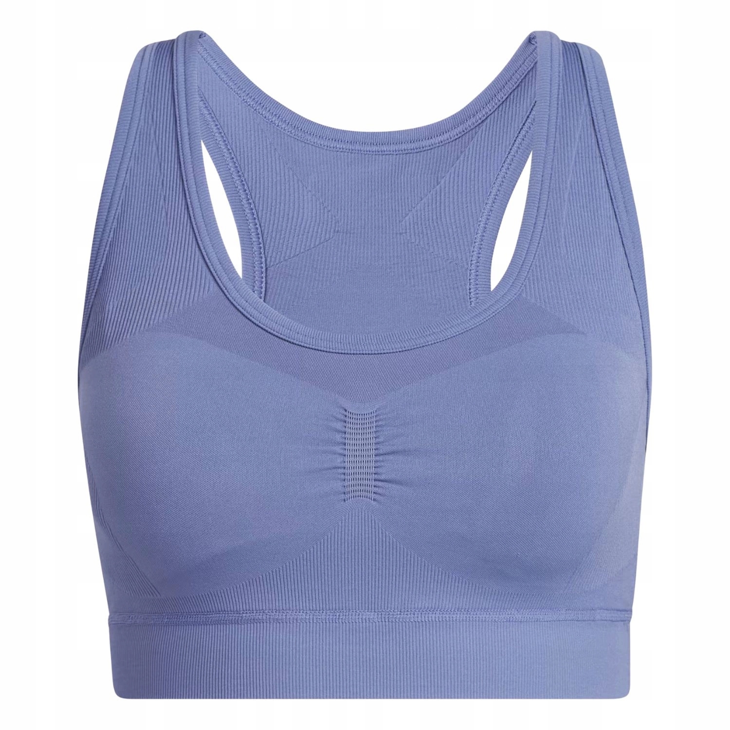 Sportovní podprsenka Adidas Studio Victory top tréninková podprsenka modrá S