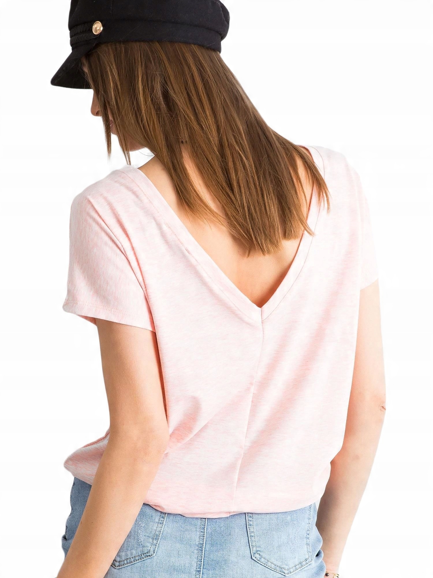 

Koszulka Damska t-T-SHIRT Bawełniana Gładka - XL