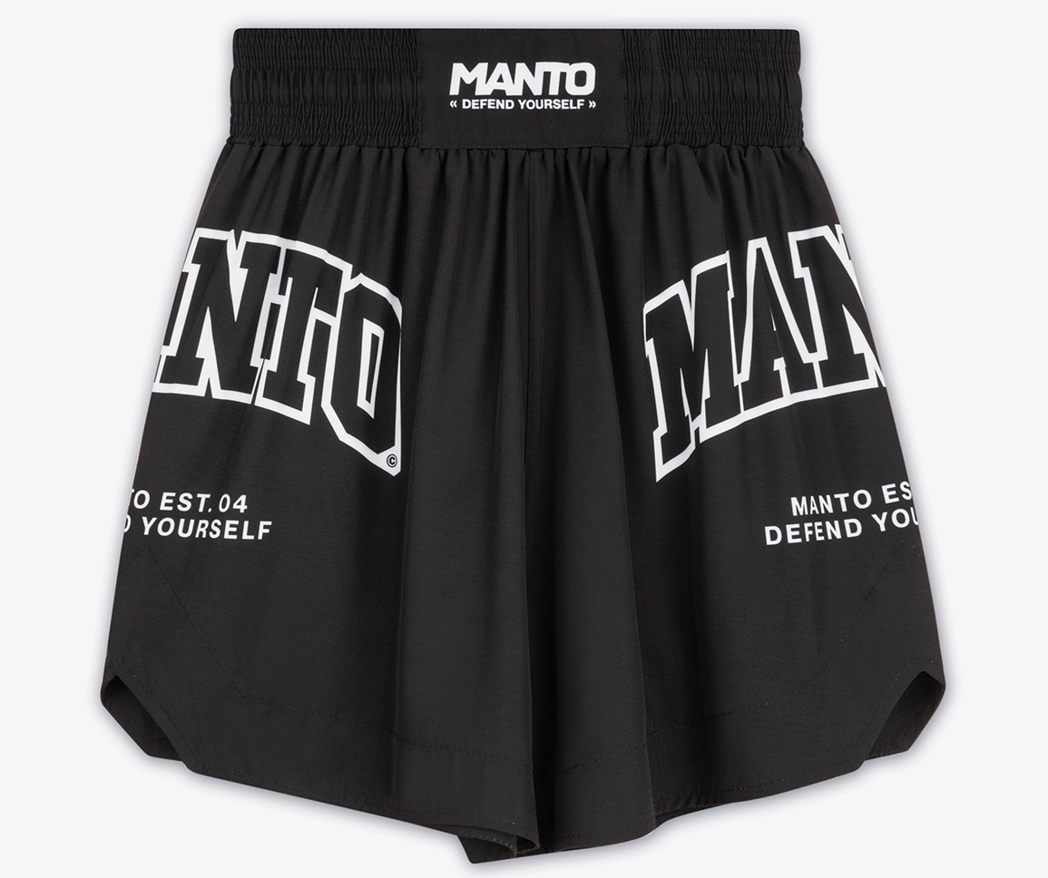 Boxerské kraťasy Manto Varsity černé vel M