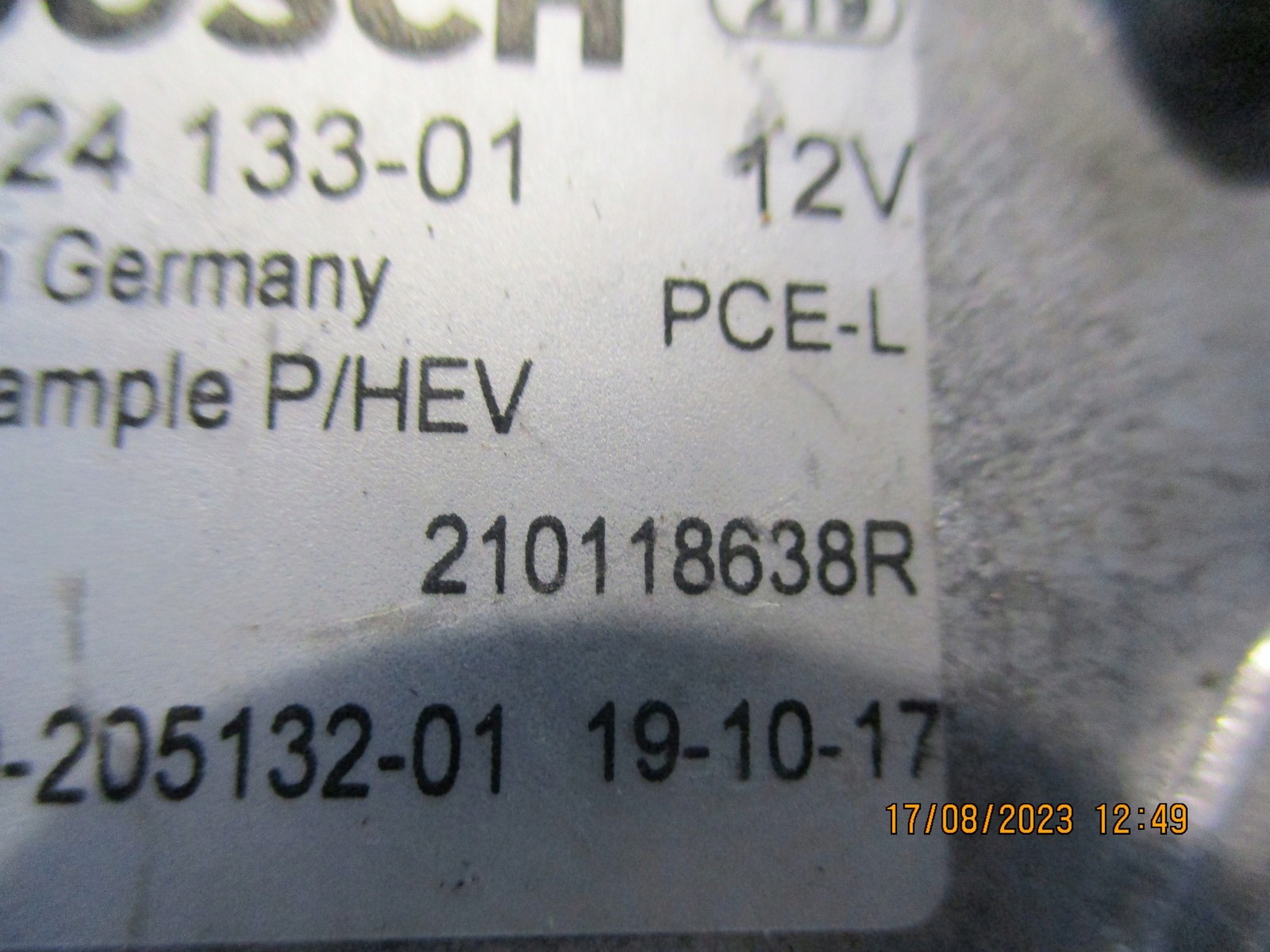 water pump pump RENAULT 210118638R