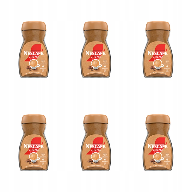 Nescafé Crema Káva 200 g X6