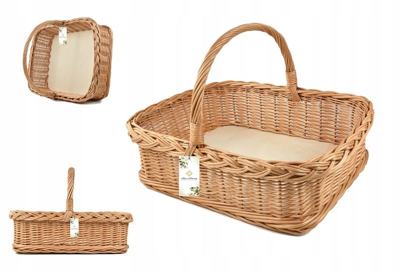 Kuchyňská proutěná miska Venkovní podnos 51 cm