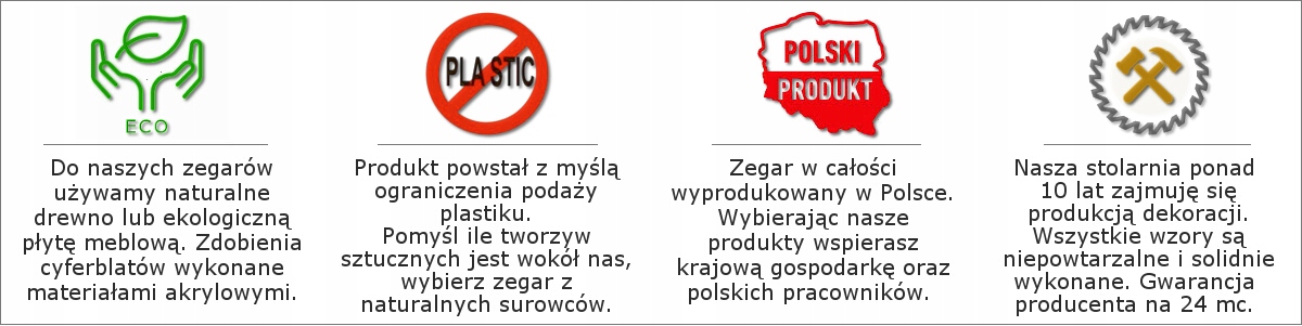 Zegar 30cm ścienny Dąb Słoneczy Bergamo 30Z15B Wysokość całkowita 30 cm
