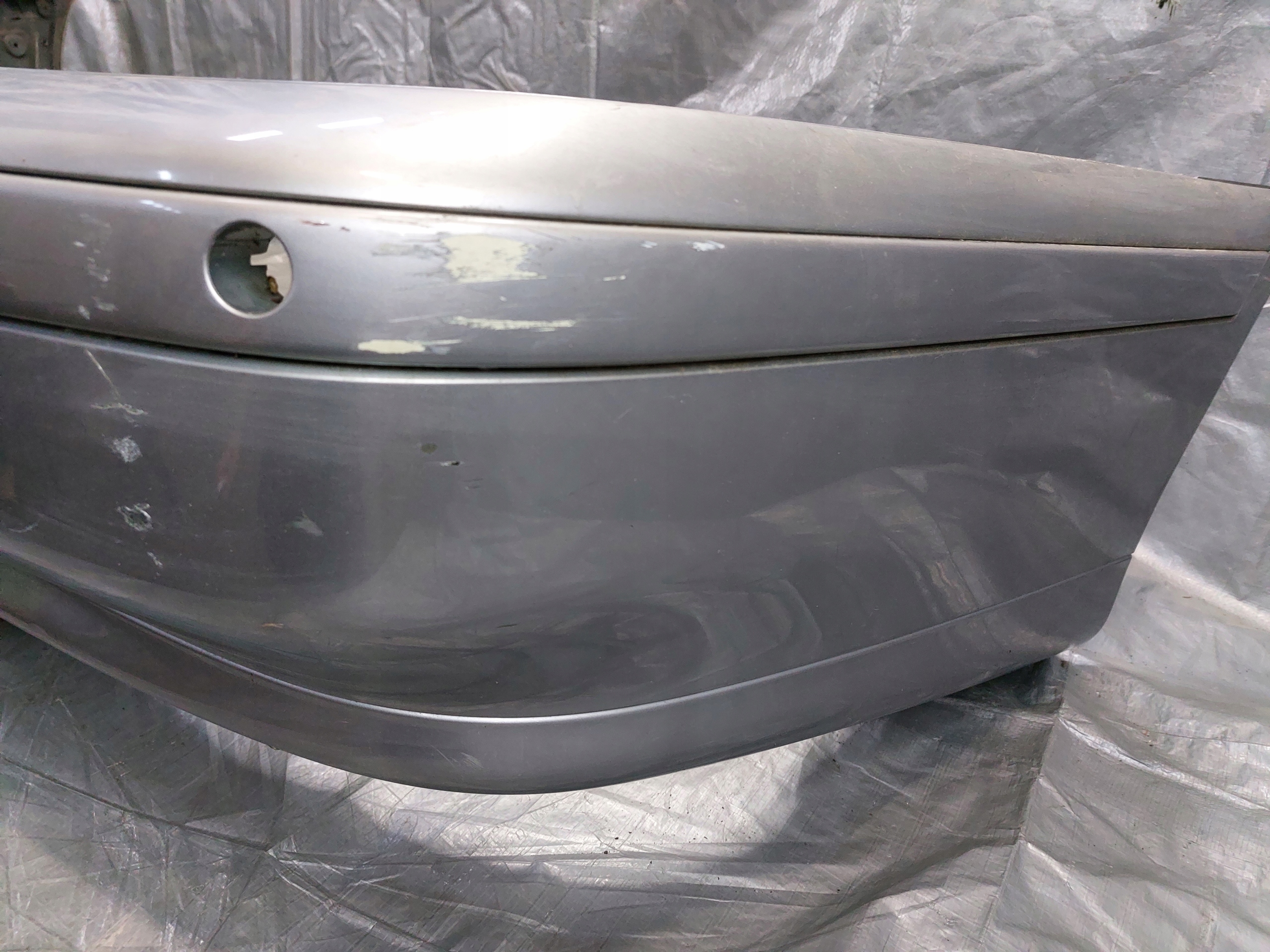 bumper rear part BMW E39 sedan LIFT ARCTIC SILVER