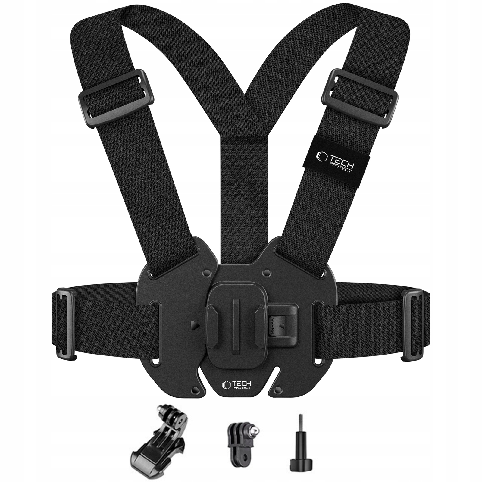 Tech- Protect GA100 Chest Mount Gopro Dji Black Tech- Protect