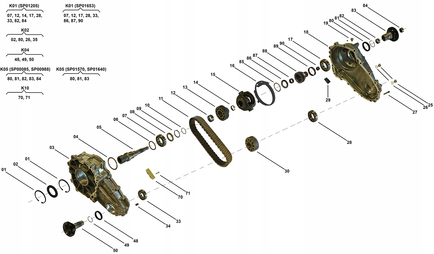 ZEBATKI REDUKTOR MERCEDES R 251 W251 EAN 9009381051961