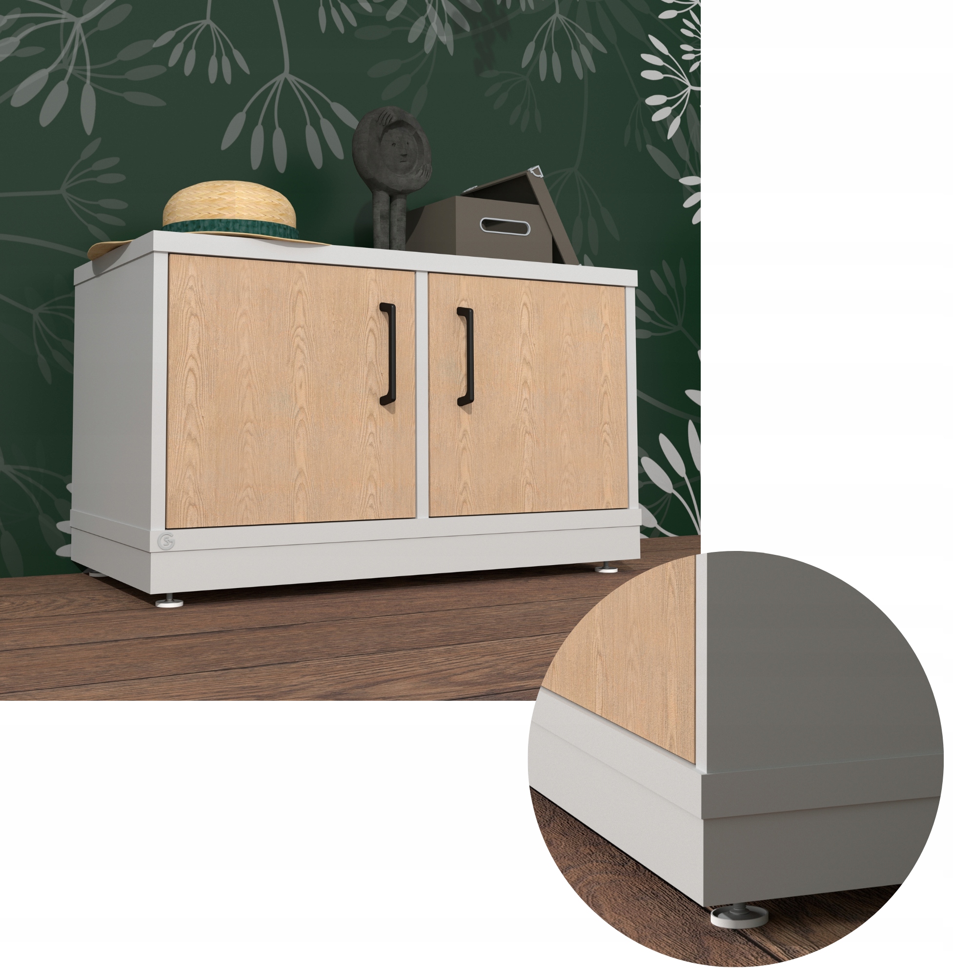 STOPKA REGULOWANA M10 X 56 REGULATOR POZIOMU NOGA MEBLLOWA Z MUFĄ MOCNA Maks. szerokość 1 cm