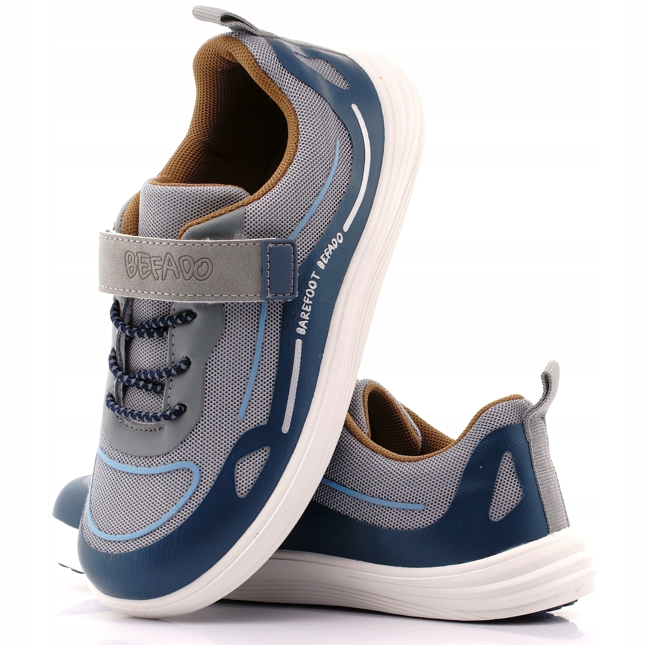 Befado Barefoot Outdoor Buty Sportowe Chłopięce Na Rzepy 004BXYQ006 34
