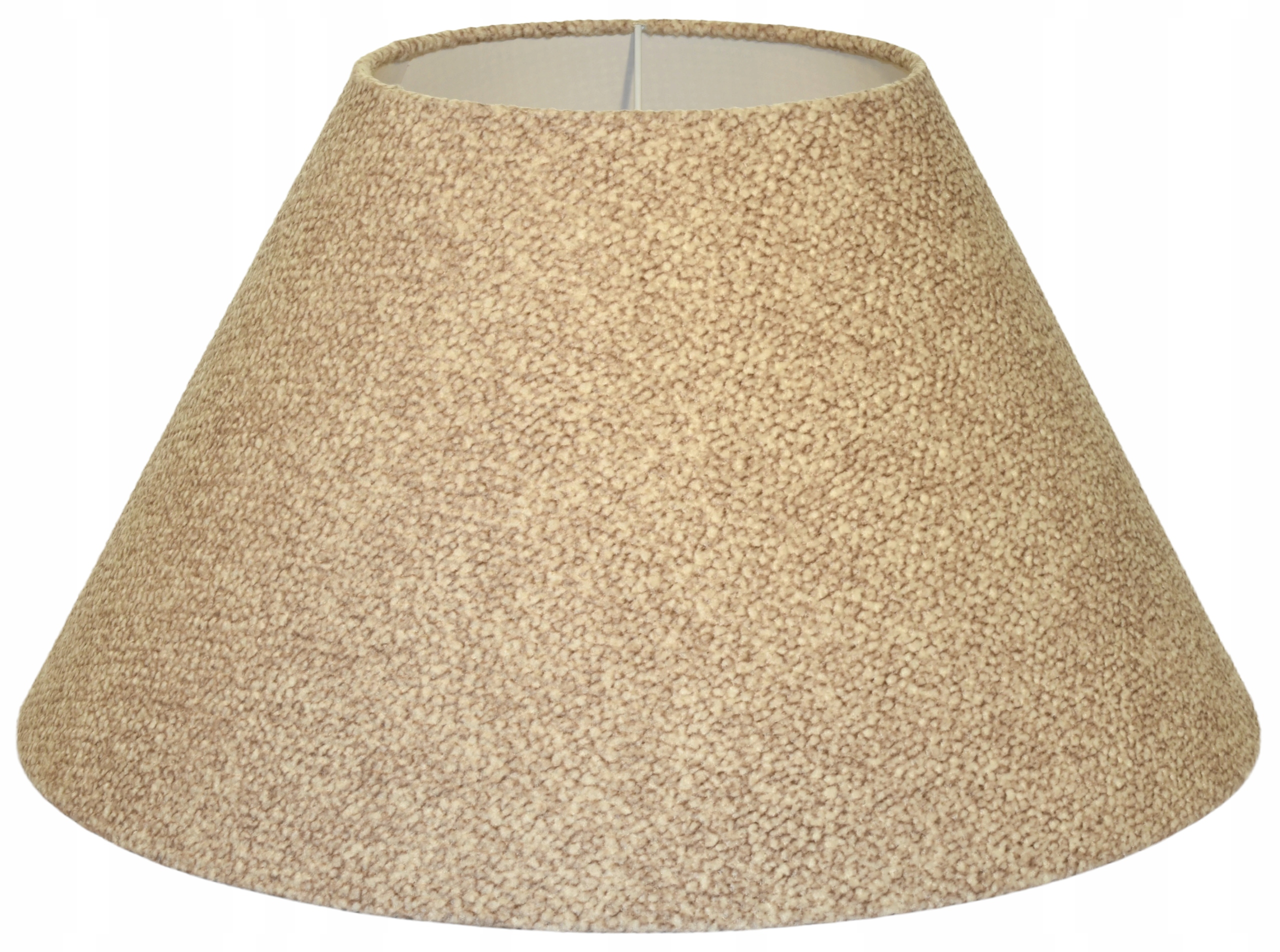 Stínidlo kuželové E27 béžové 20/45 h24 cm Zavinovací okraje Arezzo