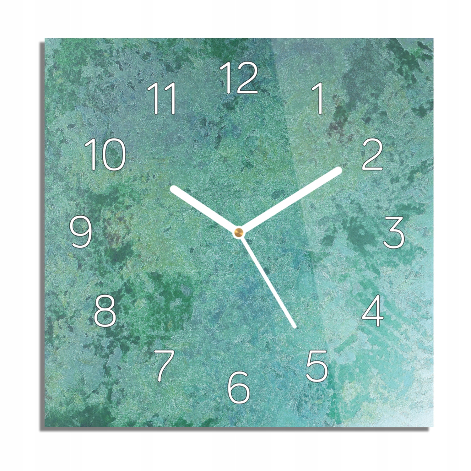 

Tło metal abstrakcja zegar szklany 30x30 do kuchni