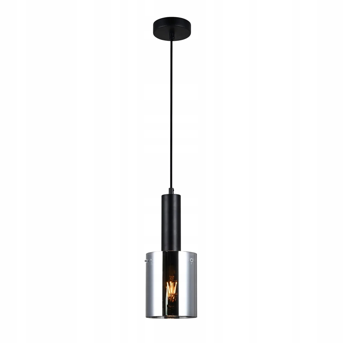 Závěsná lampa Italux Sardo Led moderní černá