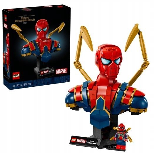 Lego(r) Heroes 76326 Busta Iron Spider-Man