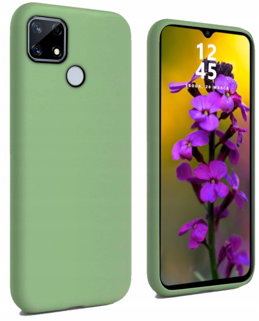 

Etui do Realme 7i Silicone Case Szkło