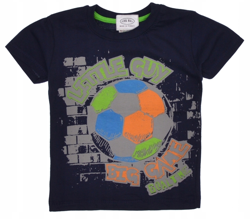 

T-shirt bluzka Koszulka ciemny Piłka Nożna 116