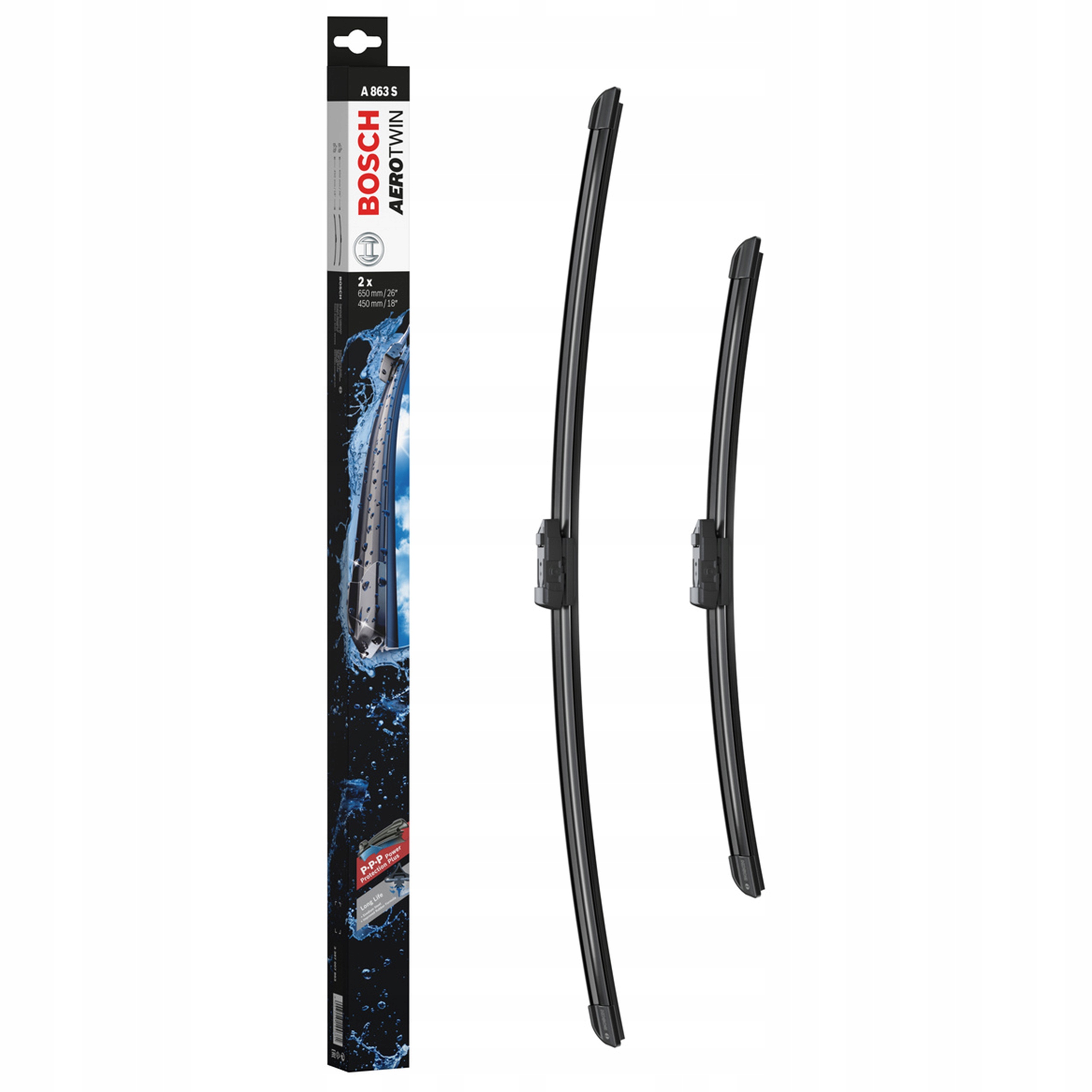 Bosch Aerotwin 650/450 mm Wycieraczki Przód Passat B8 Superb 3 A3 Golf 7 8