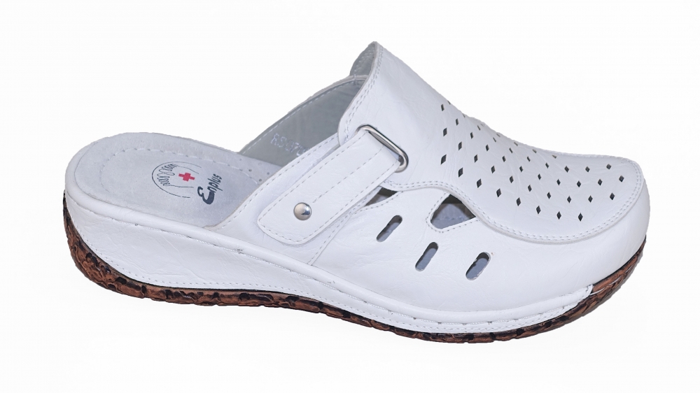 KLAPKI DAMSKIE ZDROWOTNE MEDYCZNE PRZEWIEWNE Oryginalne opakowanie producenta pudełko