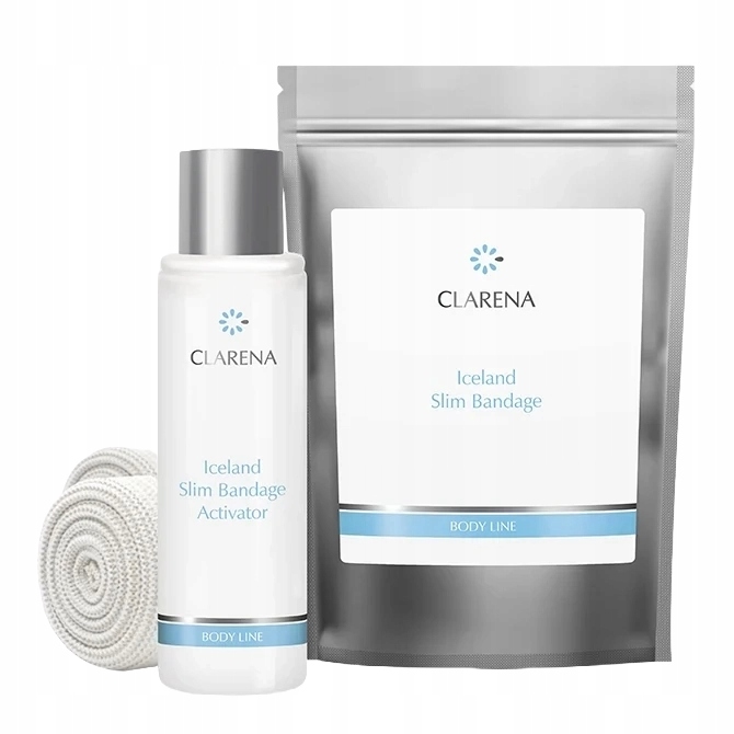 Clarena bandaże wyszczuplające redukujące tkankę tłuszczową cellulit 2 szt