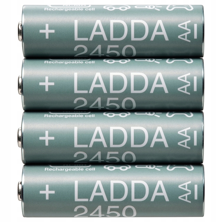 

Ikea Ladda akumulatorki Aa 2450mAh 1.2V NiMH 4szt