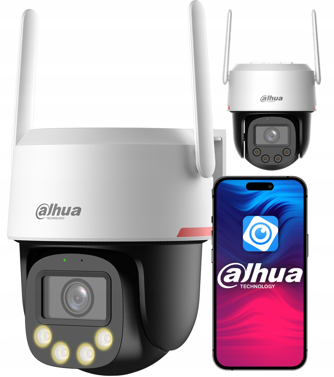 Otočná kamera 8MPx WiFi Dahua P8F-PV WizColor s Ai Smd analýzou obrazu