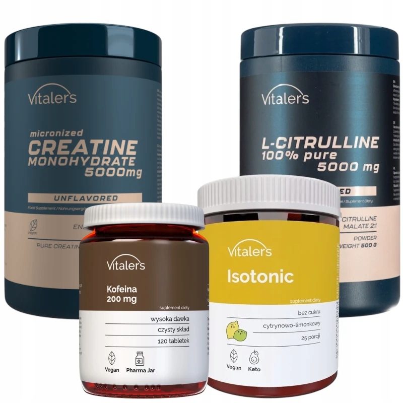 Vitaler's Sada intenzivního Trénink Kreatin Citrulin Isotonic Kofein
