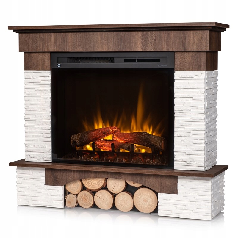 Kominek elektryczny LED Dimplex Porto Orzech Max 28"